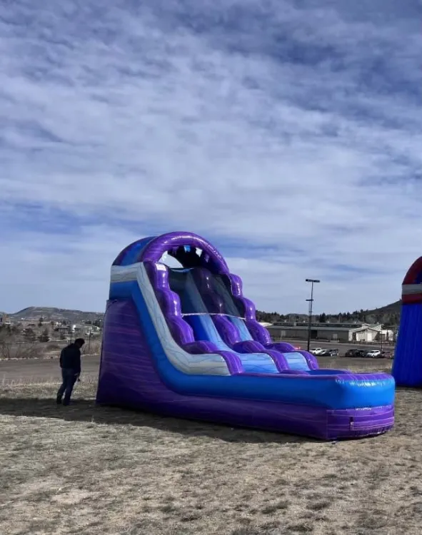 15' Cotton Candy WET/DRY Slide