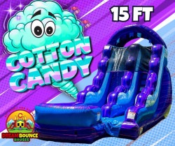 15' Cotton Candy WET/DRY Slide